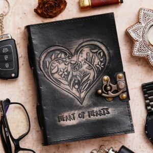 Vintage Handmade Genuine Leather Diary Journal | Premium Antique String Closure | 200 Handmade Unruled Pages DIARY-10